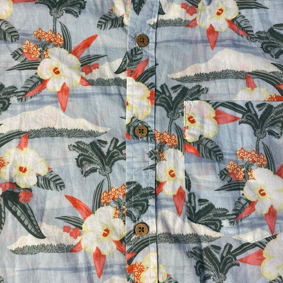 Nat Nast Short Sleeve Hawaiian Button Down Men’s‎ Size S Blue Beachy - Picture 3 of 8